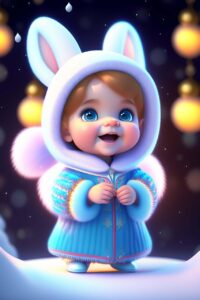 baby, animation, snow, aianimatedvideo, aianimation, aivideos, cartoon, 3dcartoon, freeaitools, runwayml, nature, deetion